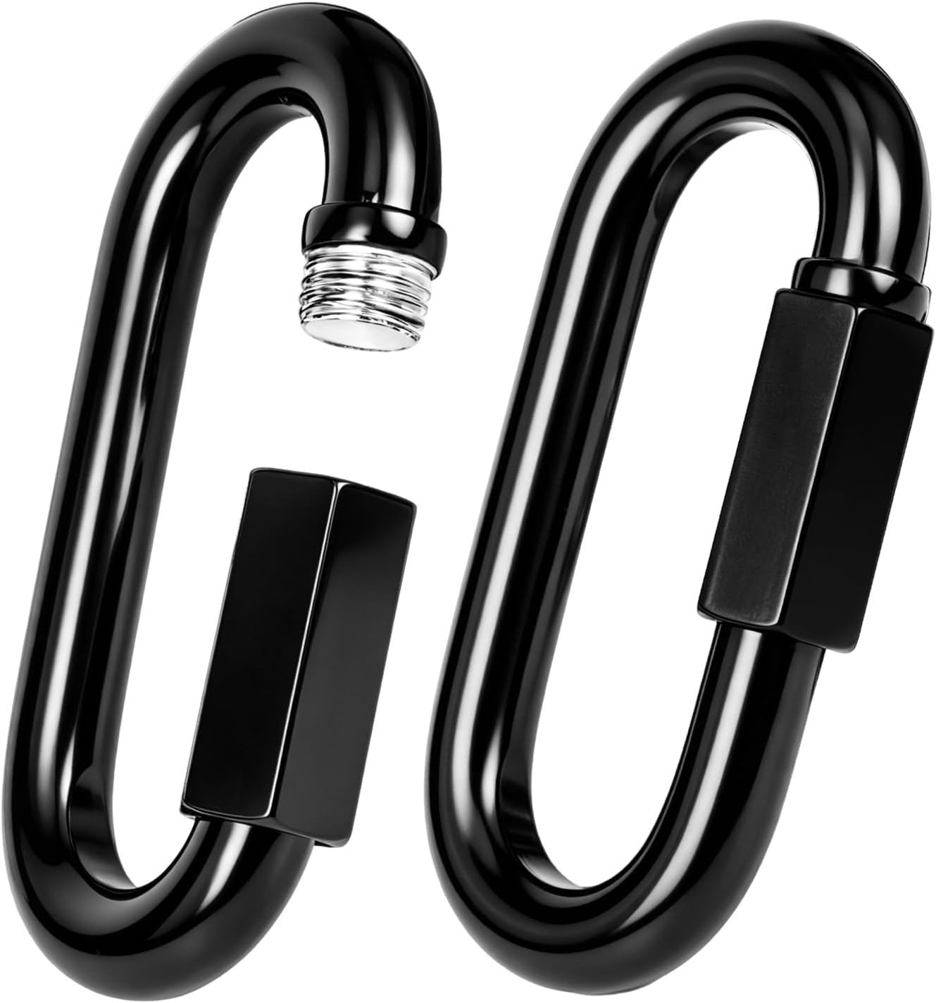 Chain Quick Links. Capacity Chain Connector,Screw Carabiner, Chain Hooks for Hammock Hanging, Camping, and Hiking
