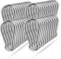 Spring Snap Hooks, 304 Stainless Steel Metal Clip Rope Connector Quick Link Clip Key Chain Link Buckle for Hammock Swing Set Outdoor Travel Camping Fishing Hiking