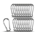Carabiner Clip Hooks, 20pcs 3.15 inch Carabiners Heavy Duty, 304 Stainless Steel Spring Snap Hook Fits Camping Hiking, Metal Clips for Rope Chain Keys Rings