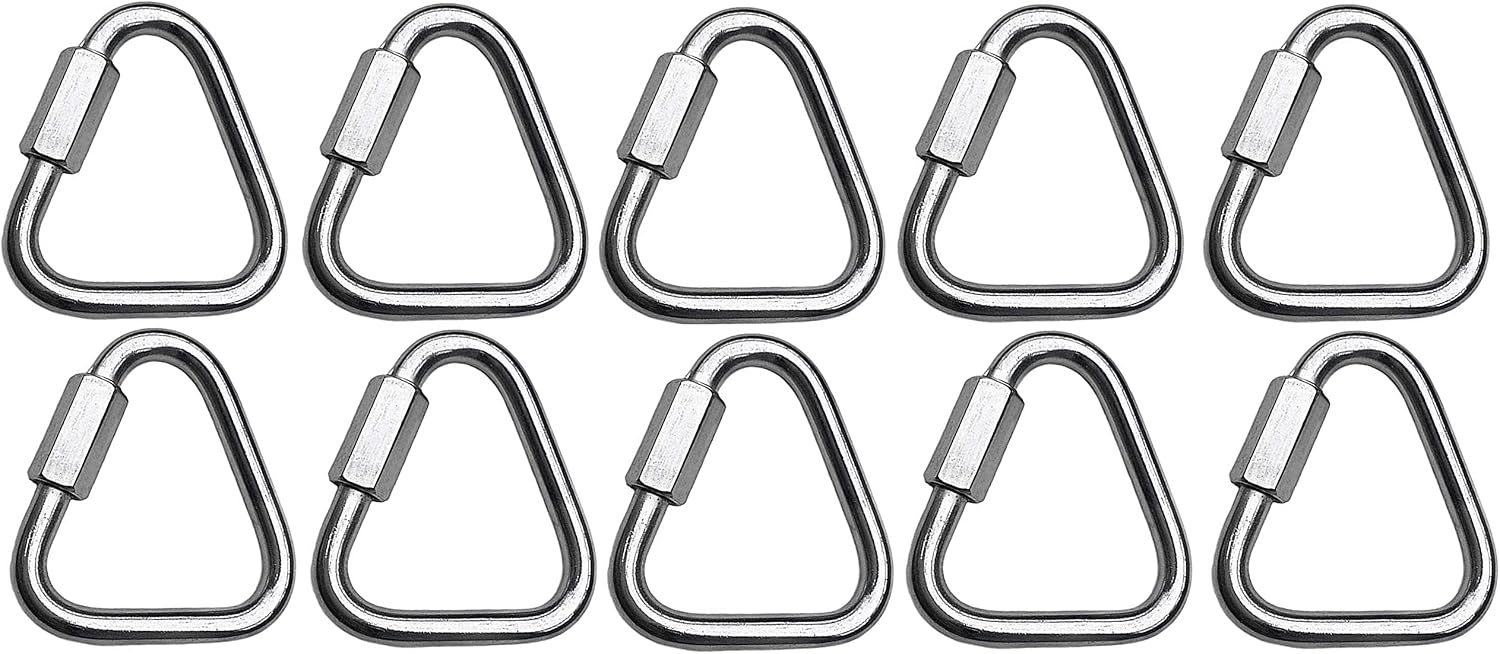 316 Stainless Steel Delta Quick Link Marine Grade Triangle Choose Size and Quantity